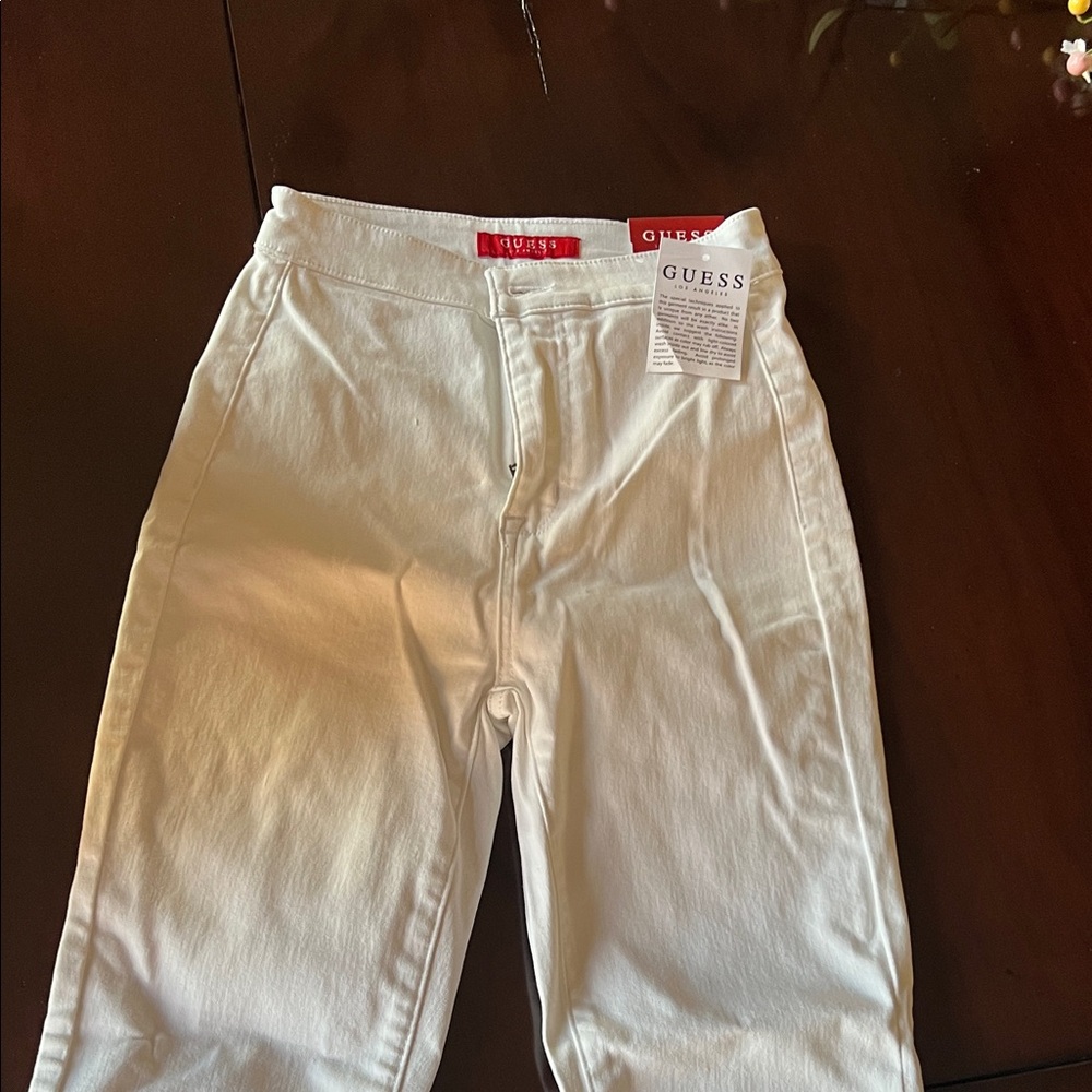 Guess Classic White Denim Pants